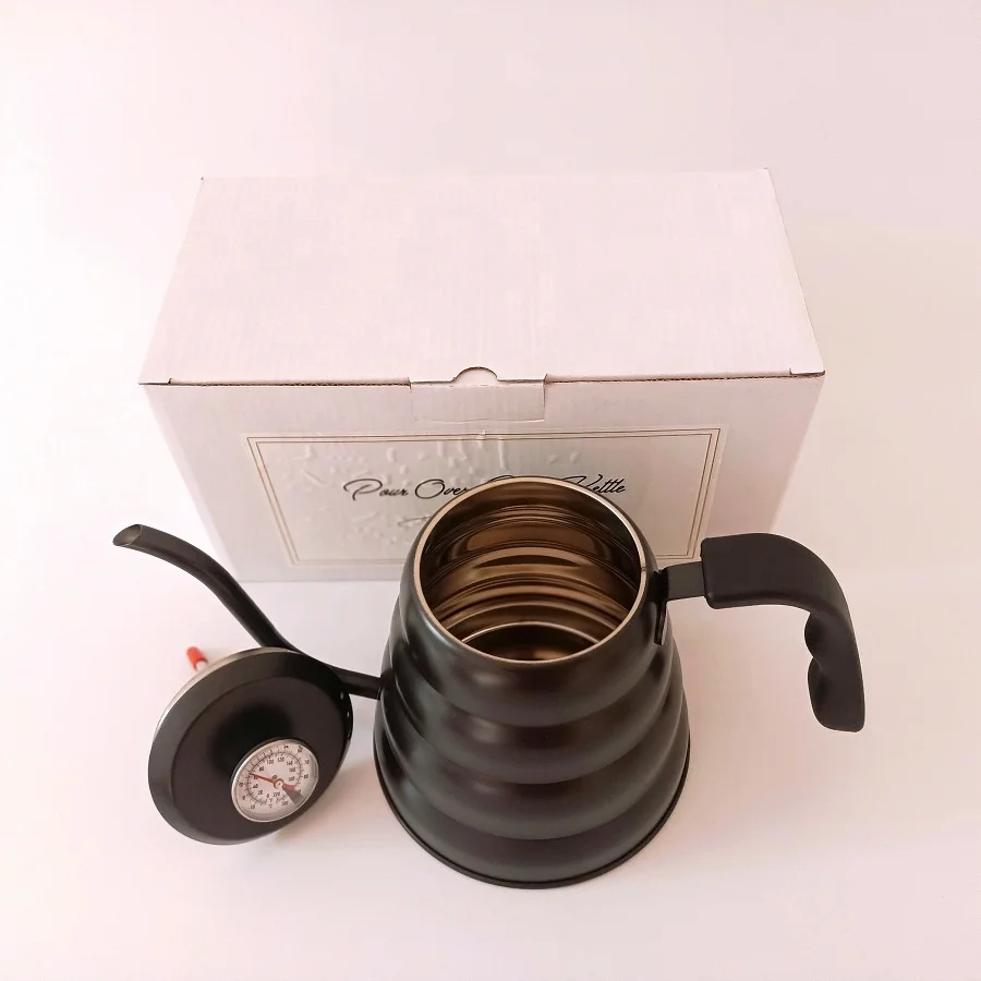 1.2L Stainless Steel Pour Over Coffee Drip Kettle Gooseneck Tea Pot