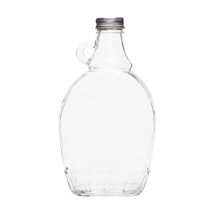 Best Price 8 oz 240 ML Clear Empty california wine bottles with Plastic Anti-theft Cover
