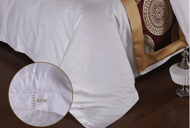 Percale High Quality Super King Size 300T Bed 100% Cotton Bedding Set For Home And Hotel Bedspread Sheet