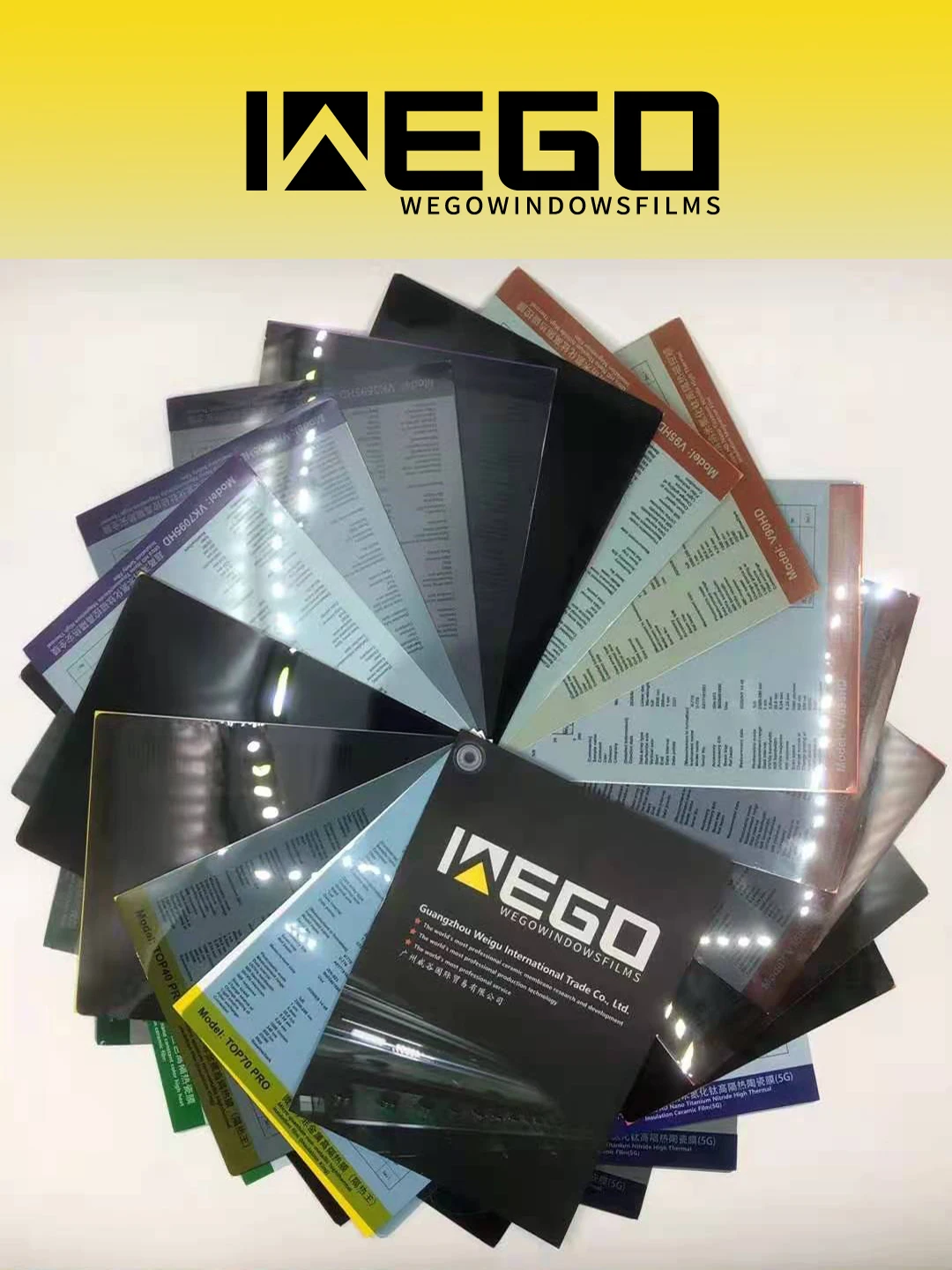 WEGO 2X Ultra HD nano ceramic film tint car window film of use tint car window films skin protection car window tint