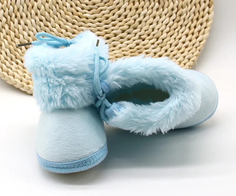 
Baby Shoes Winter Thick Plush Baby Boots Anti-Slip Baby Girl Shoes 