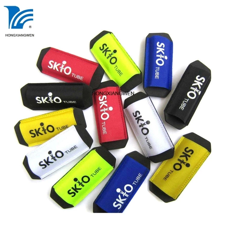 Sell well printed red fabric cross country racing nordic ski strap custom ski set