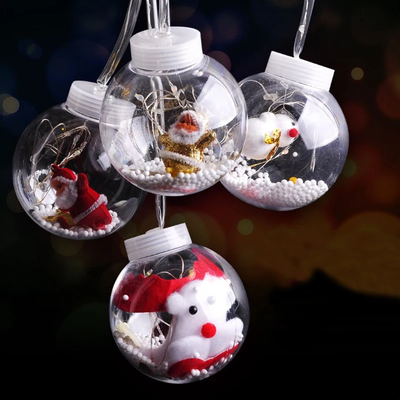 
LED Colorful Lanterns for Kids Christmas Outdoor Decoration Lighting Ball for Children Xmas Party Ornaments 