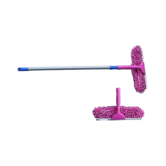 telescopic floor rubber broom squeegee brush