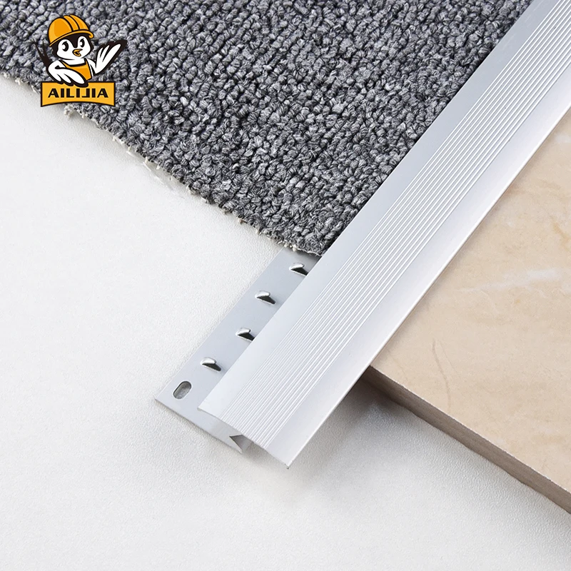 Hot Sale Aluminum Carpet Accessories Tile Trim Aluminum Edge Tile Trim Corner Profile Aluminum Carpet Accessories