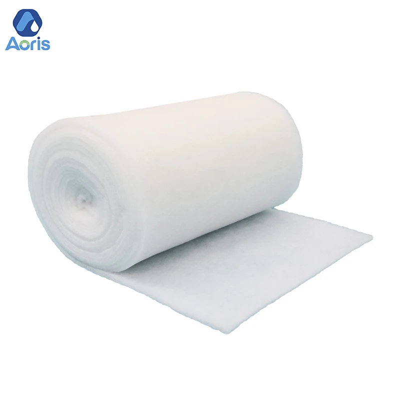Spray paint room filter volume full adhesive EU5 Merv 9 Ceiling filter cotton air filter material