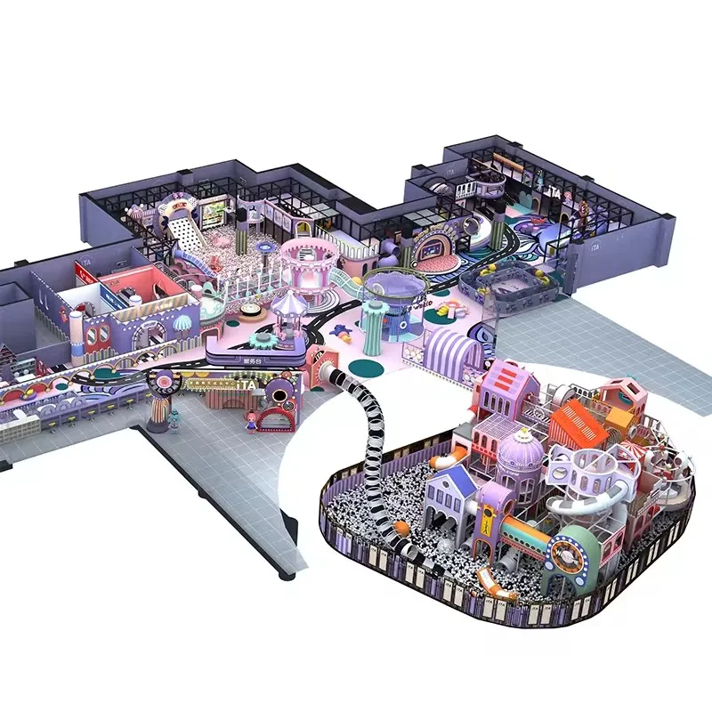 480 square meters commercial personalized theme kids toys soft foam ball indoor playground indoor kids soft play house
