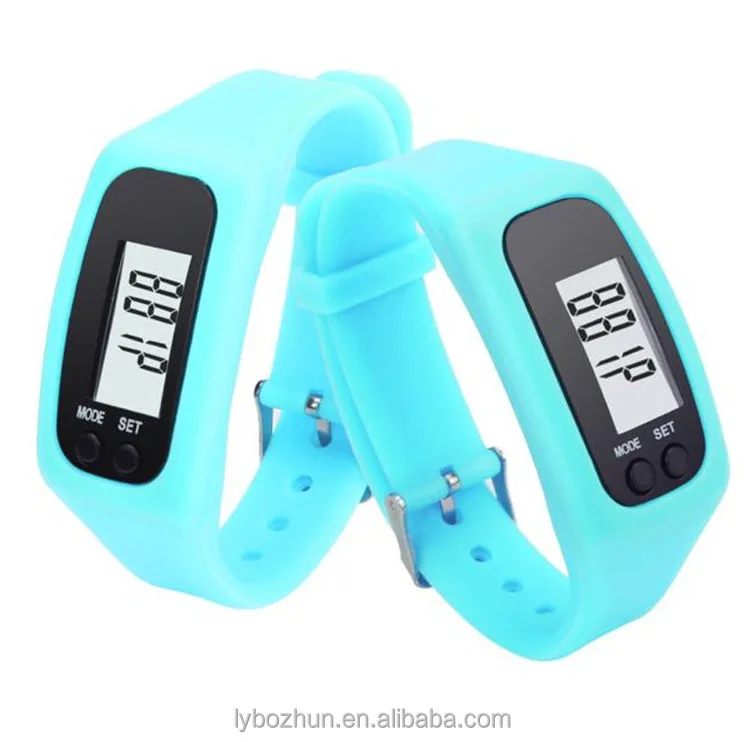 
Fashion Digital Run Step Walking Distance Calorie Counter Bracelet LED Pedometer Watches 