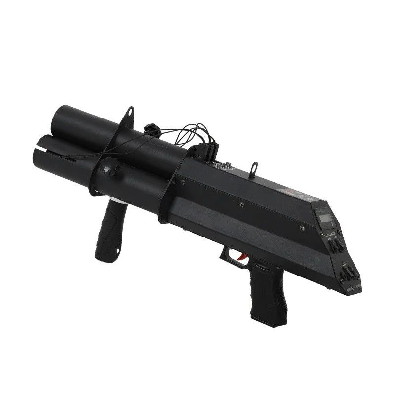 Factory customized reuse party poppers gun remote control electric confetti cannon machine