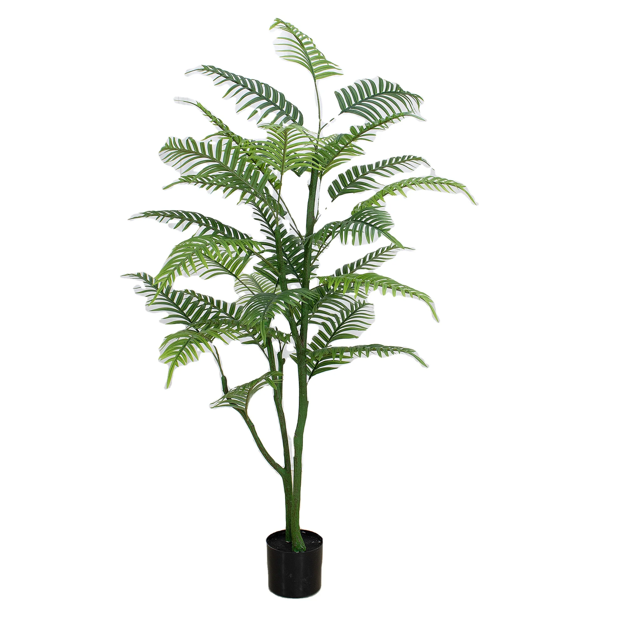 Artificial Bonsai Trees on sale Fishtail Palm Green Plant plastic Tree Caryota maxima Caryota ochlandra for Indoor Decoration
