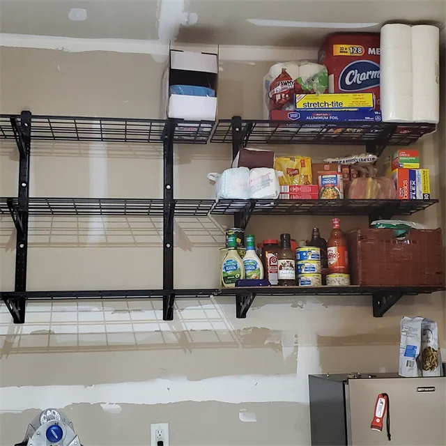 Wholesale Garage Ceiling Storage Rack Warehouse Rack Metal Frame Ceiling Shelf For Garage