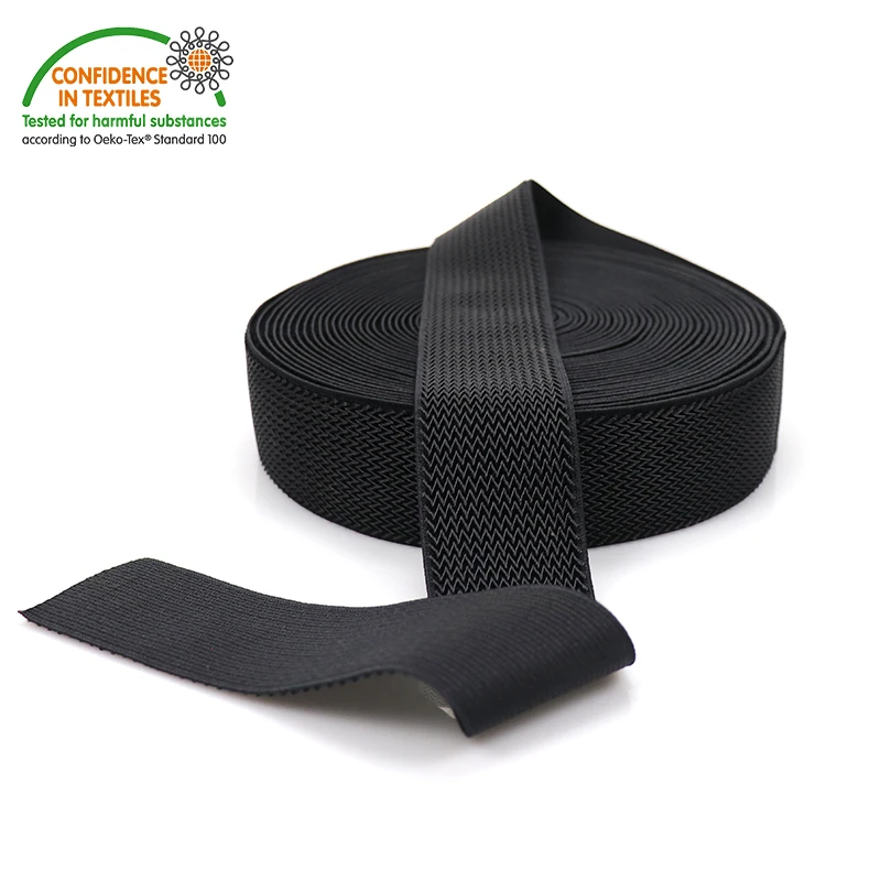 4.5 cm polyester pulled hair elastic band soft skin elastic double-sided fabric band