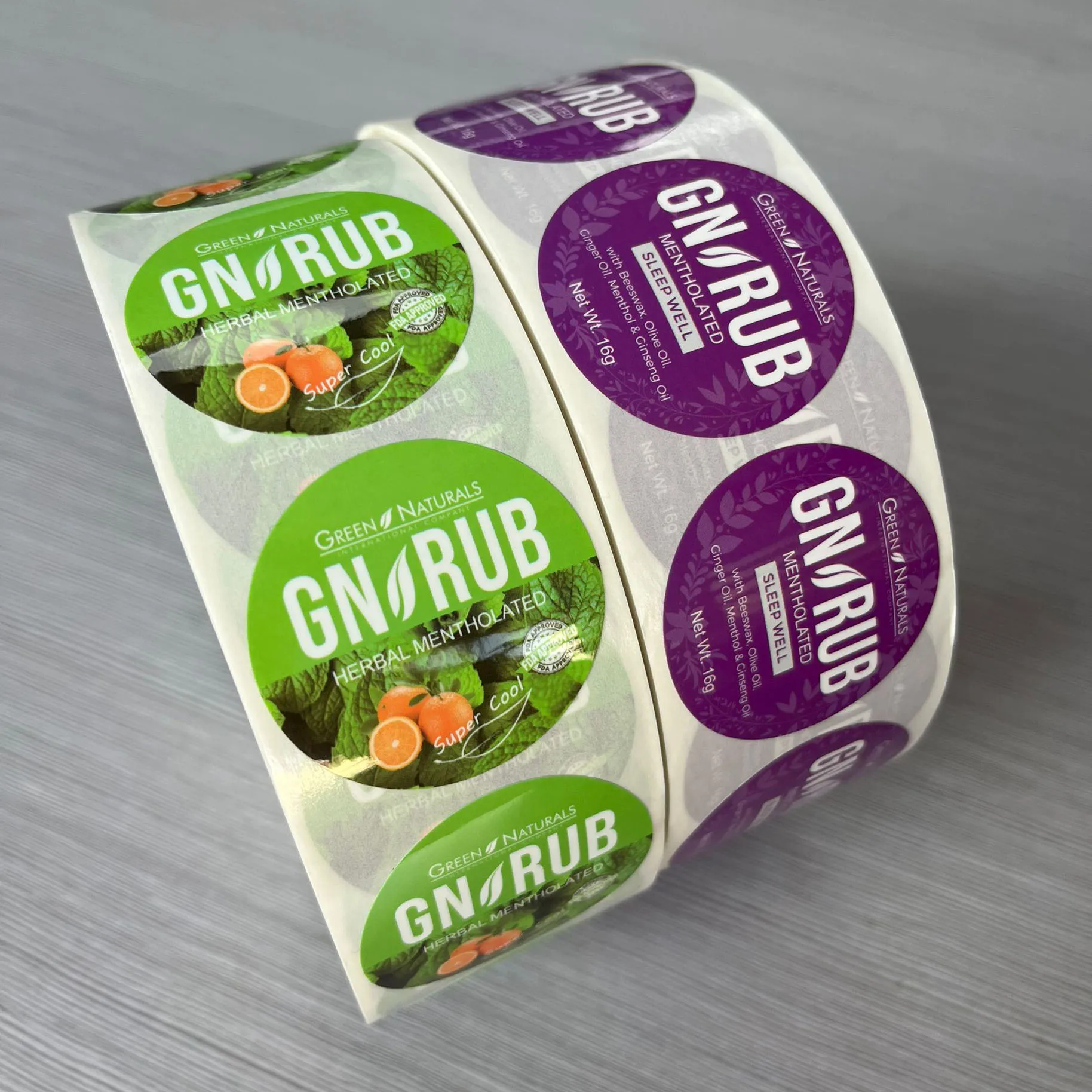 Custom wholesale self adhesive white BOPP vinyl round logo labels in roll for food jars