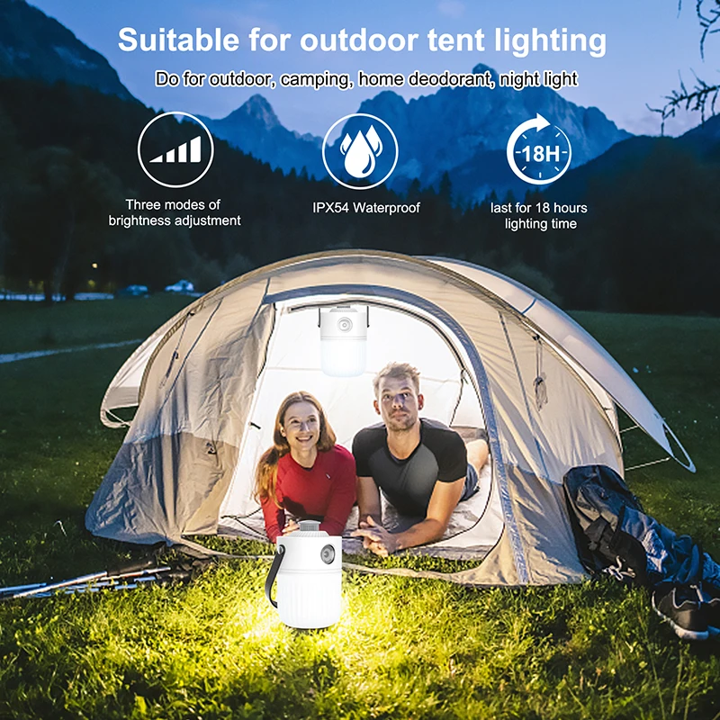 New Colorful Magic Cool Rechargeable Outdoor Portable Led Camping Light