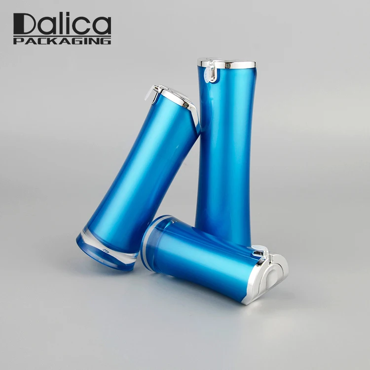 
High-end customized color 15ml 30ml 50ml acrylic unique luxury empty cosmetic bottle 