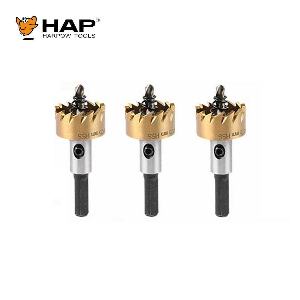 Hardware Tool Hole Saw Cutter Cast Iron Metal Drilling HSS Hole Saw Core Drill Bit with Drilling Depth 3mm