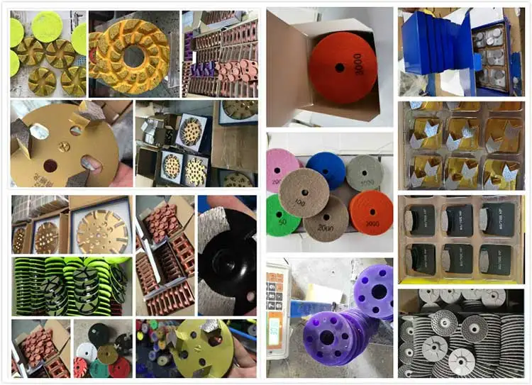 4 Inch PCD Grinding Block Disc Polycrystalline Diamond Grinding Wheel for Removing Epoxy Coating Glue