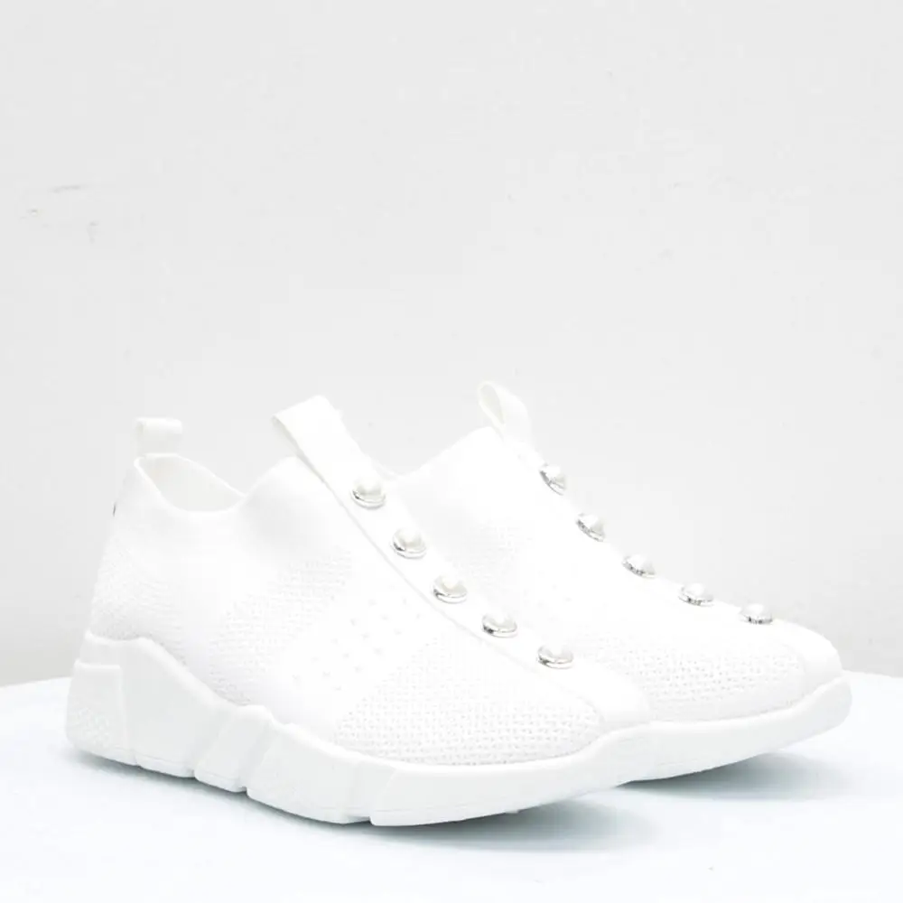 zapatos-femenin Breathable running Shoes W fly fabric Women Slip on Soft Ladies Casual Roman Knit Sock Shoes Flats