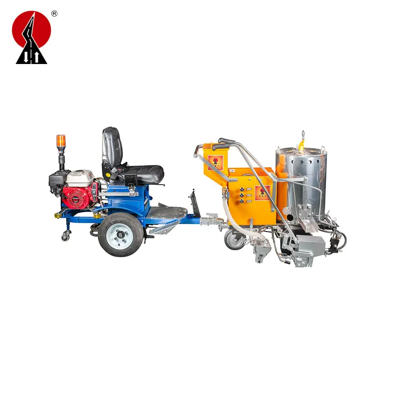 New Design Thermoplastic Draw Double Lines Marking Bucket Road Screed Marking Box Painting Machine