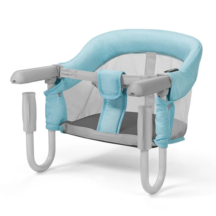Chocchick Wholesale Multifunction Portable  Foldable Metal Baby Feeding Chair For Travel Dining