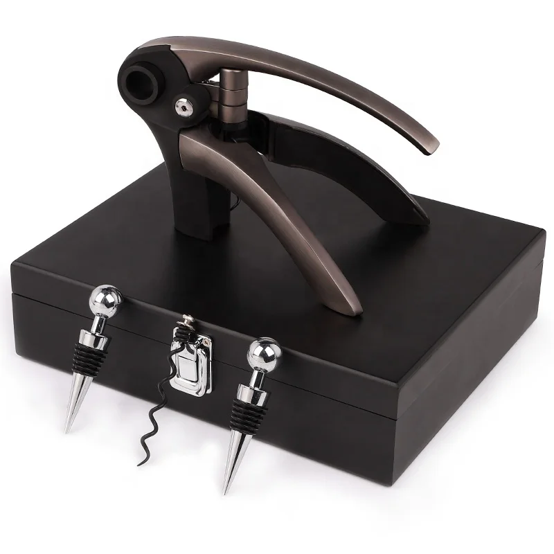 
Elegantes Tire-Bouchon Sommelier Set Rabbit Wine Corkscrew Opener 