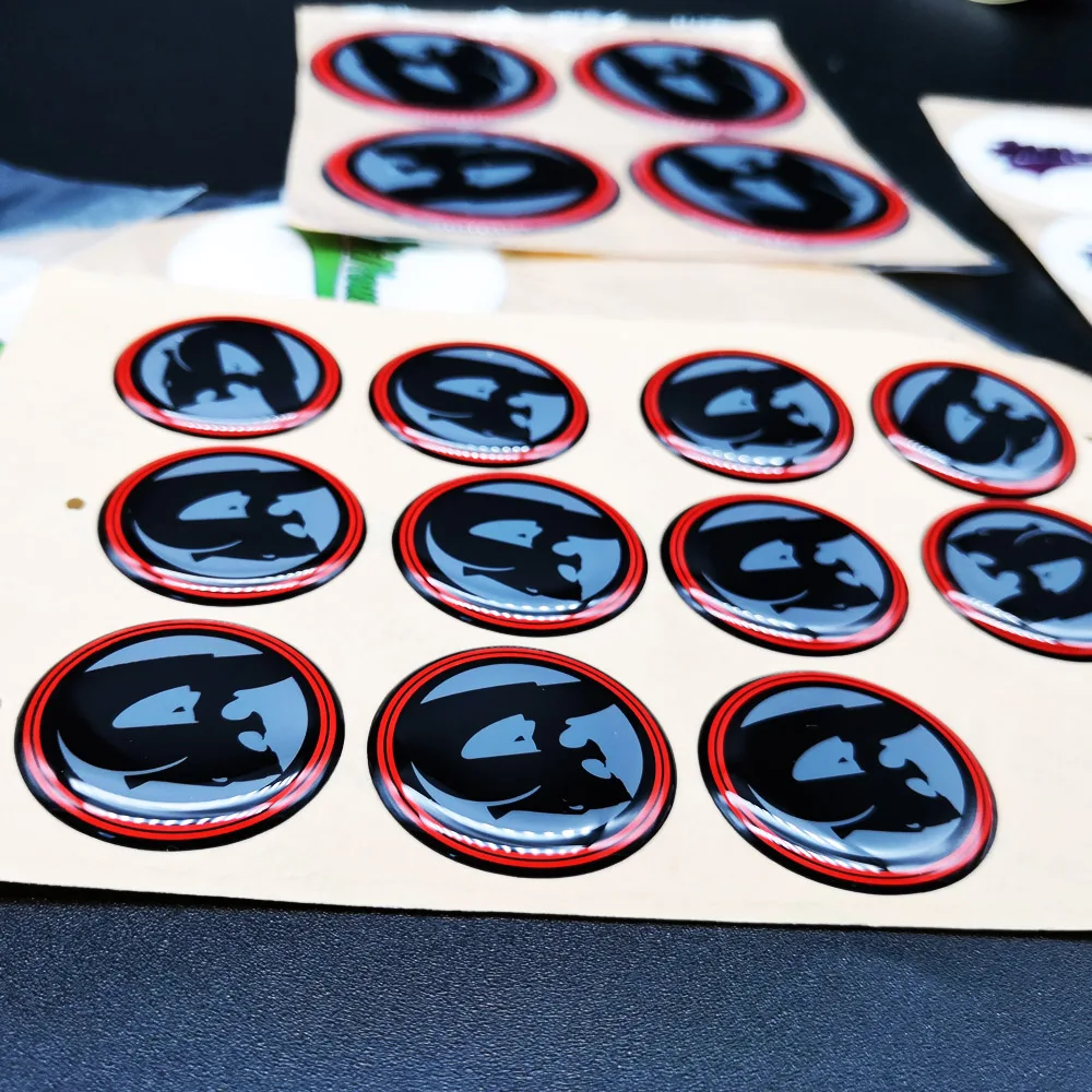 2024 Custom High Grade Waterproof OEM Clear Transparent 3D strong Adhesive Dome Epoxy Resin Sticker