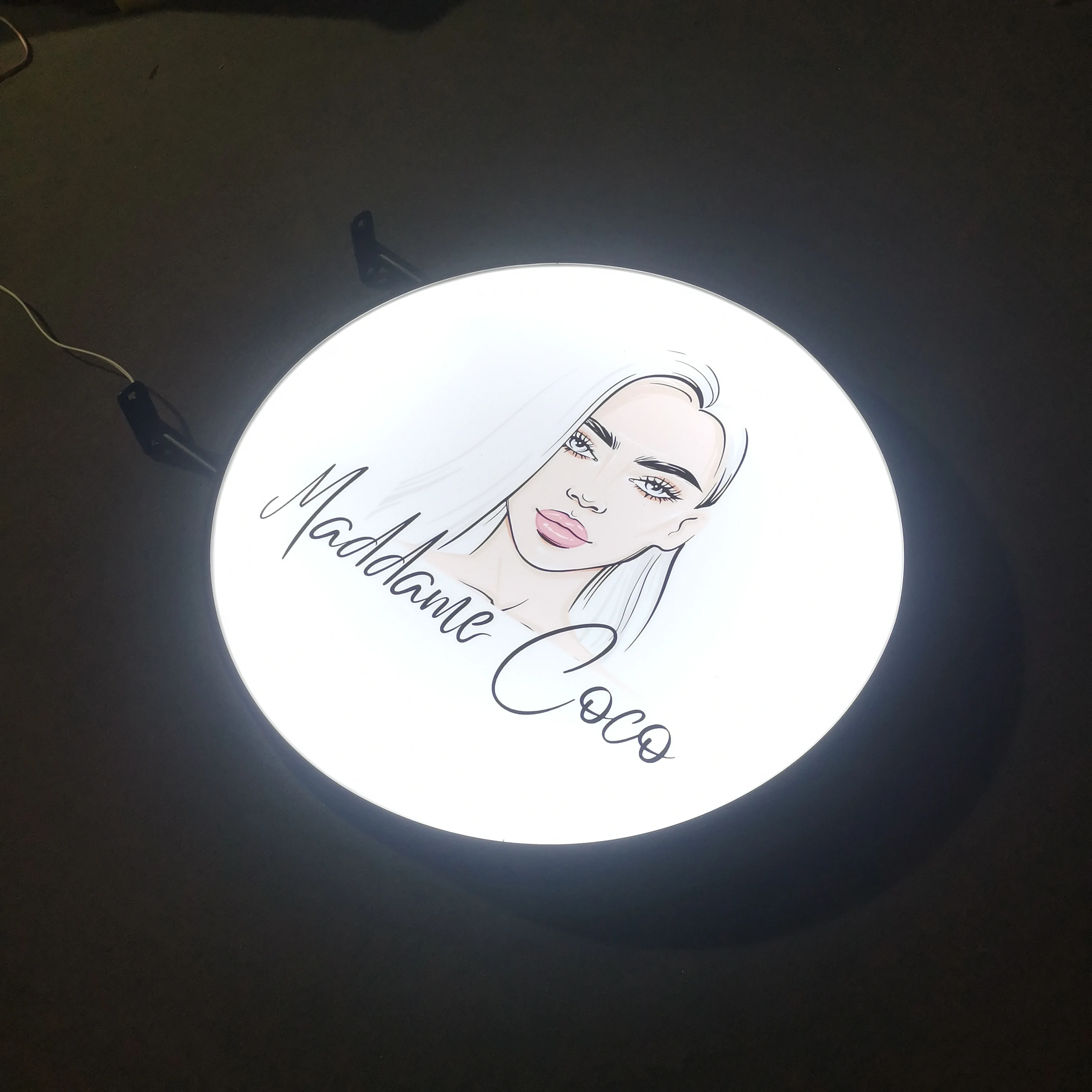 Innovative Reliable custom Acrylic decoration anime Waterproof Luminous led light advertising box