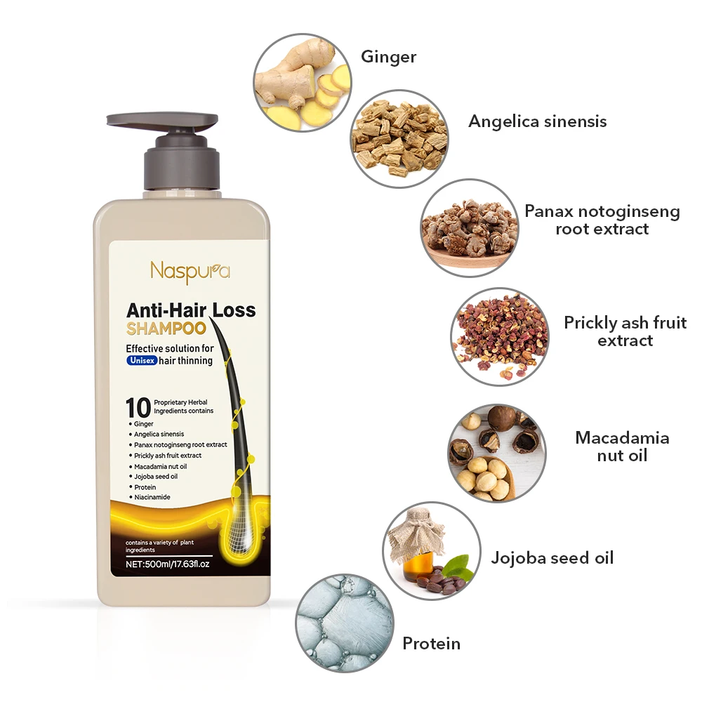 Factory Price Rice Water Shampoo for hair growth shampoo Deep cleansing&Brighten hair shine&for hair growth for black women