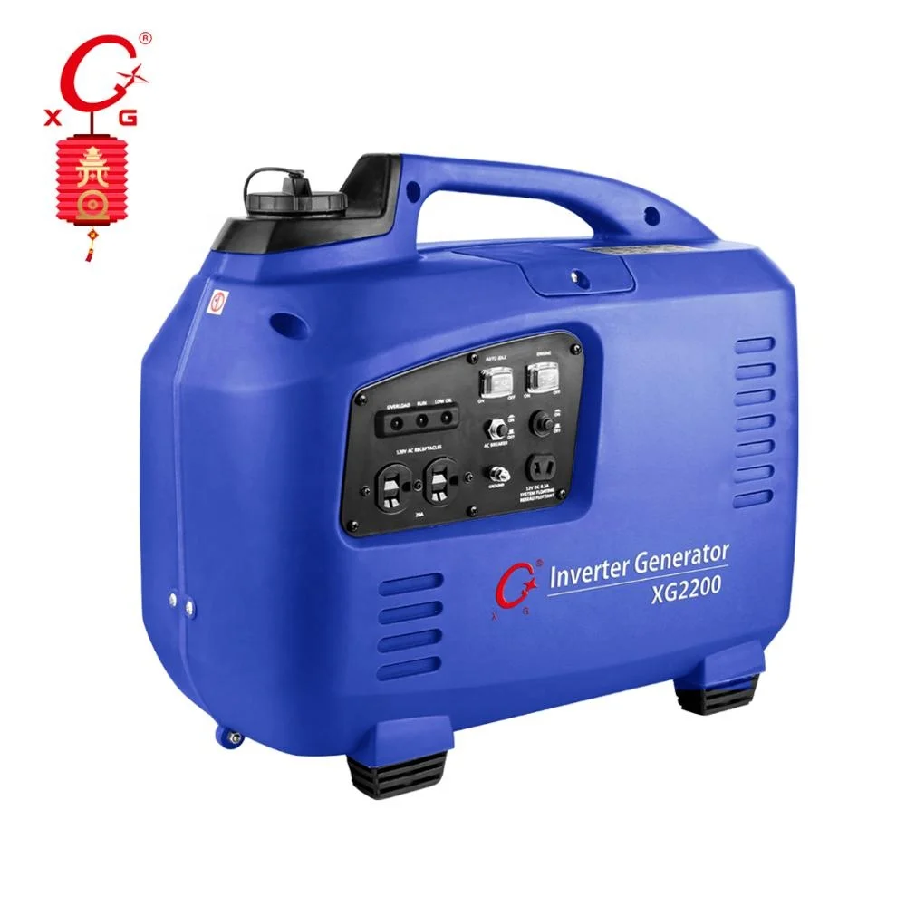 Silent Gasoline 2.75kVA Inverter Generator 2.2kW Portable Generator Backup Construction Generator Recoil Start