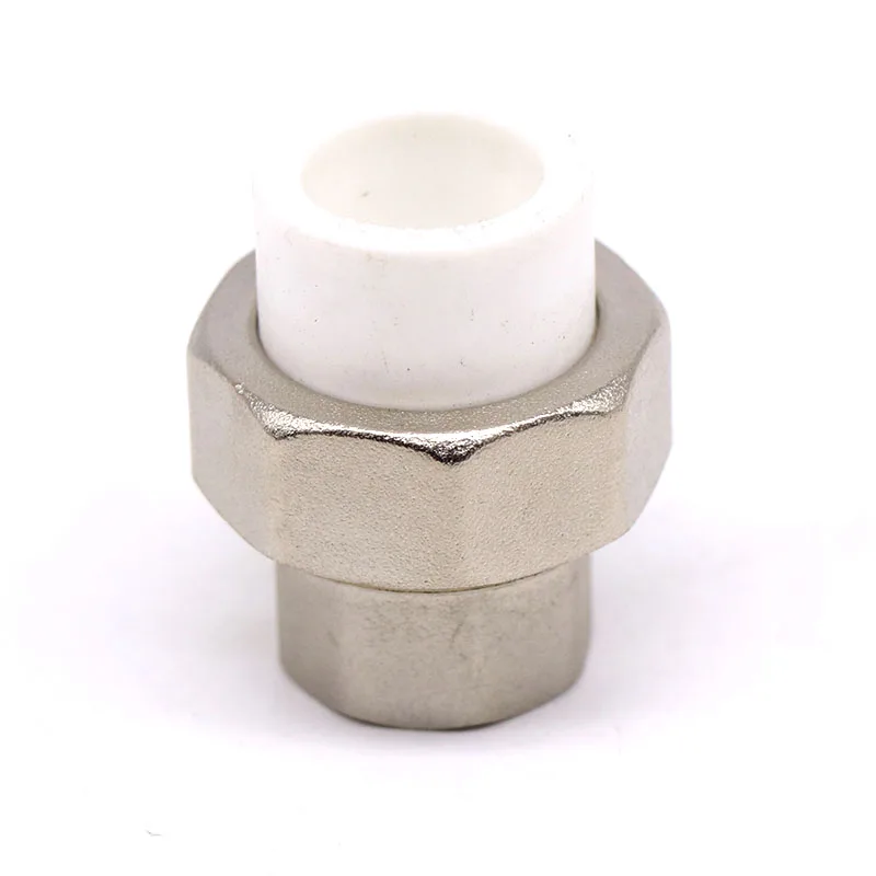 
K731 super September offer Brass half union fitting using male threaded ppr nipple pipe fittings 