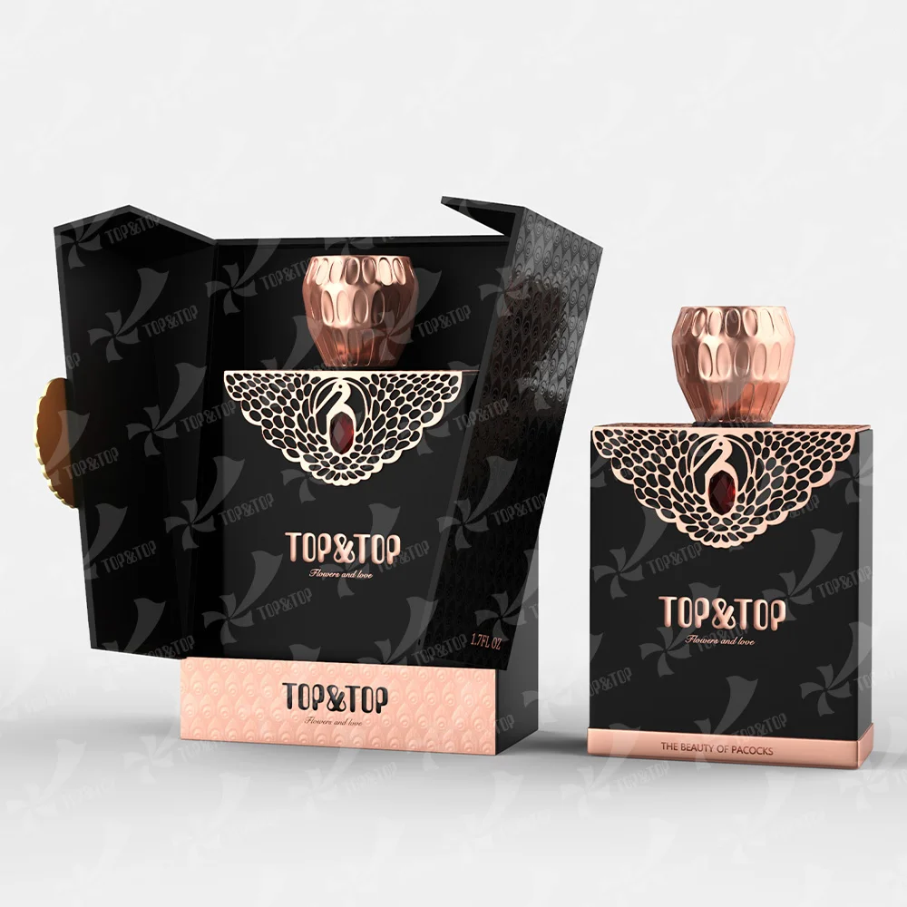 Custom luxury 30ml 50 ml 100ml square parfum flasche empty clear glass spray perfume sample refillable bottles with packing box