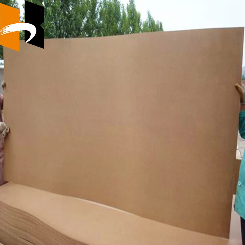 1220x2440mm 7mm High Density Fiberboard Plain Masonite Hardboard Panel