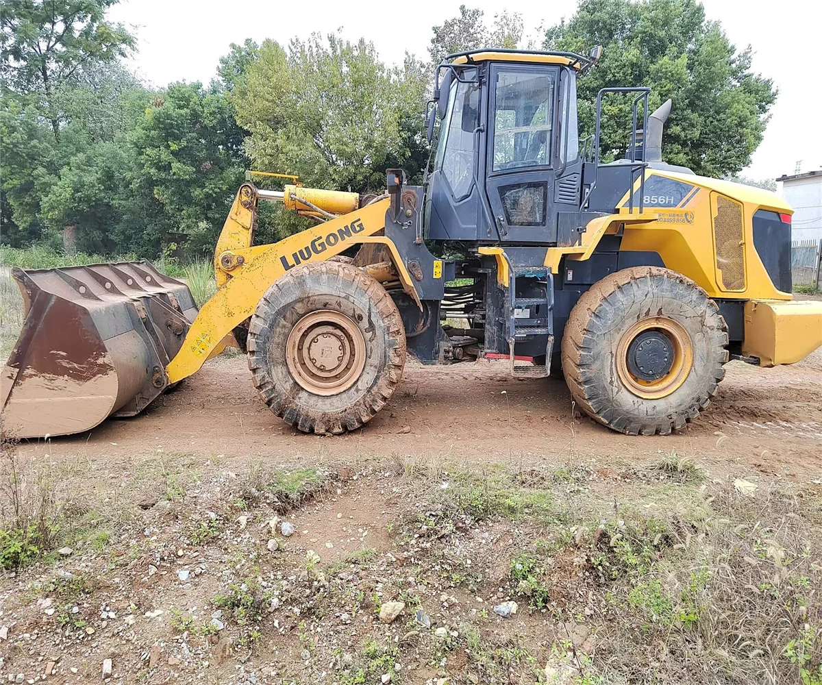 Годовой 2019 Подержанный 5 тонн погрузчик использованный Liugong CLG856H payloader с 4000hrs CLG862H LG956F