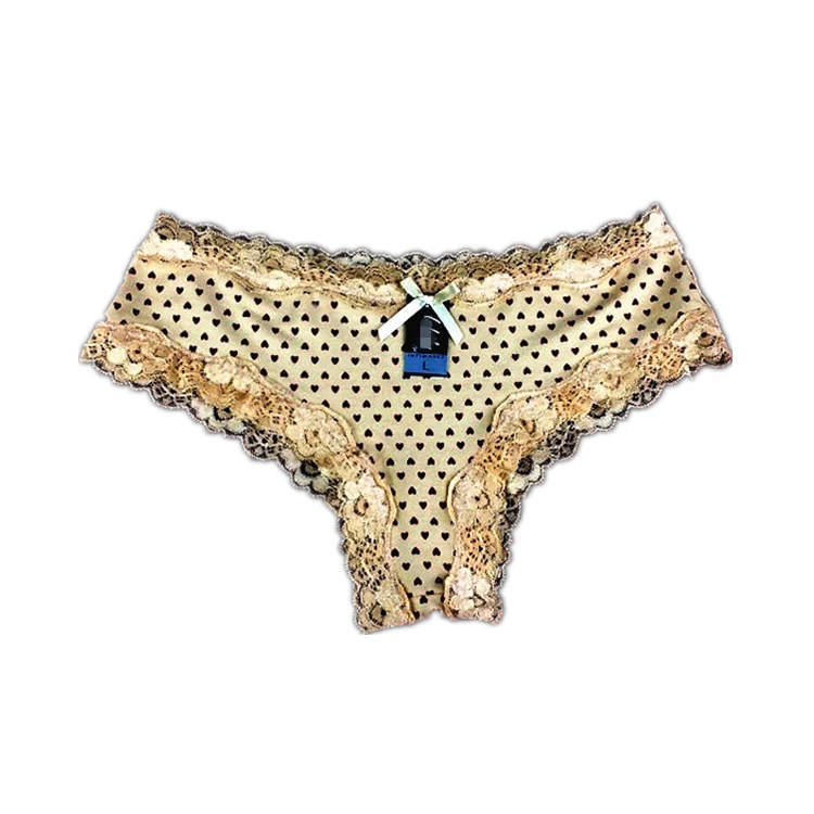 
Cotton Brief Ladies Sexy Nylon Panties Stocklots With Many Styles 
