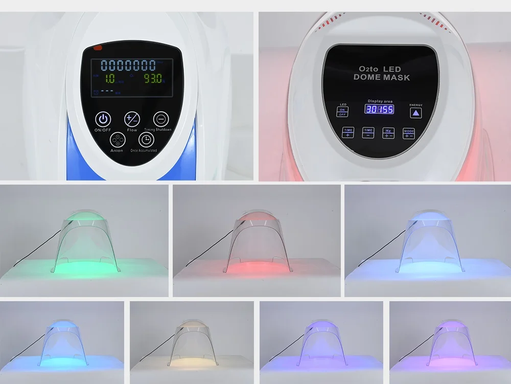 Korea O2toderm Machine Skin Tightening Oxygen Jet Facial Rejuvenation PDT LED Light Therapy Anti-aging Equipment