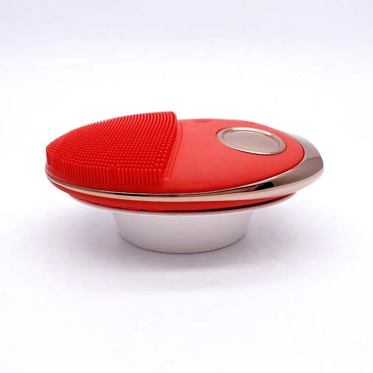 
private label customized boxes Rechargeable Silicone Color Light Skin Cleanser 