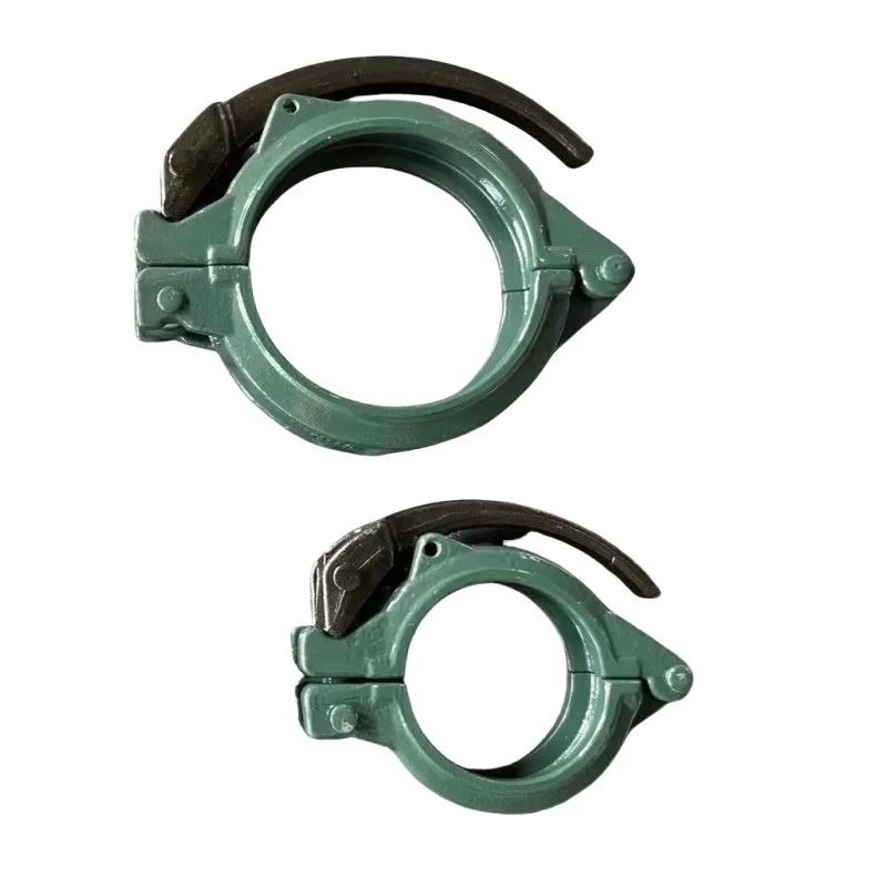 Adjustable / Fixed Tension Concrete hose Clamps HD 5 INCH SNAP coupling for Concrete pumping pipeline fittings