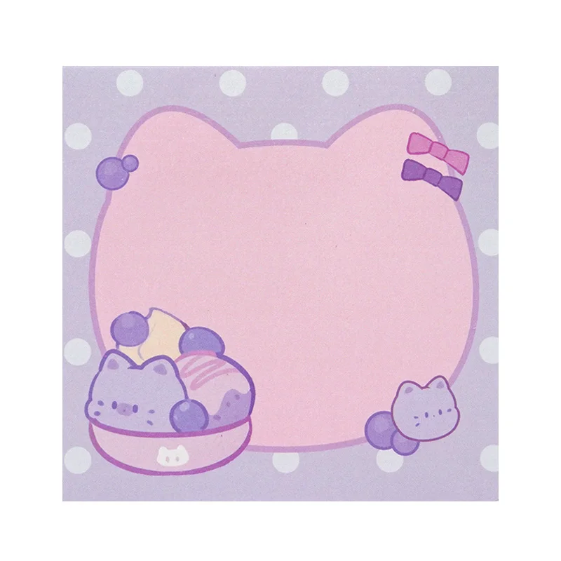 Vograce Custom Die Cut Print Anime Sticky Notes Flags Kawaii Sticky Notes