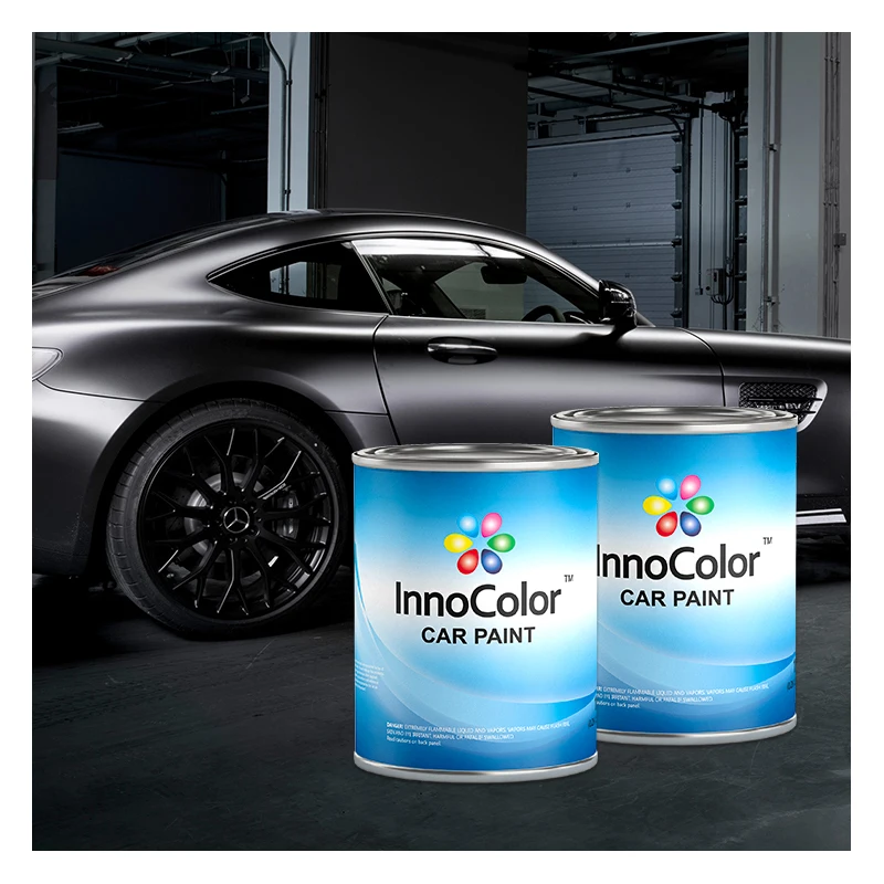 Innocolor оптовая продажа 1K связующий Basecoat цвет белый жемчуг спрей Очистка Авто металлик Серебряный автомобиль краска