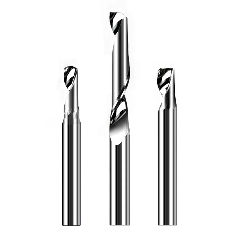 One Flute Router Bit Solid Carbide Spindle Cutter Single Flute End Mill Milling Cutter for Wood Acrylic 1 flute milling cutter