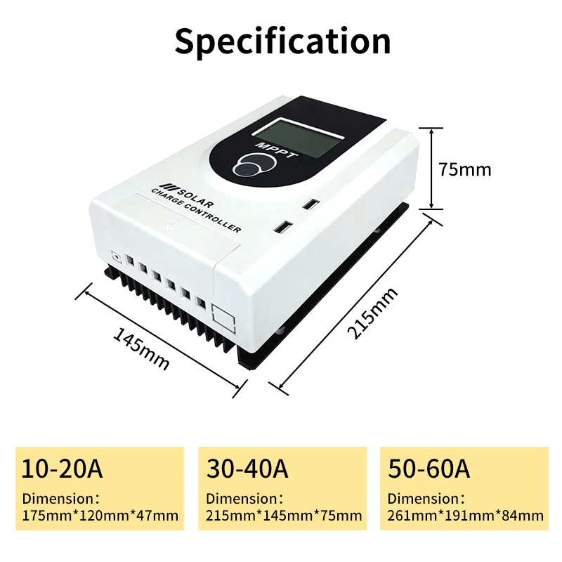 Контроллер заряда солнечной батареи mppt 20A 30A