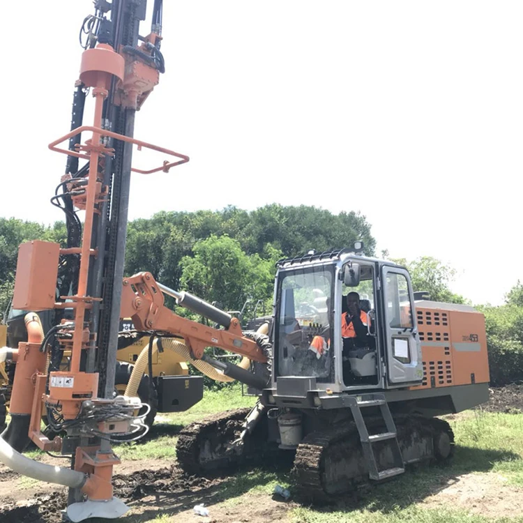 APCOM Crawler Mounted ZGYX 453 ZEGA Kaishan crawler dth drilling machine borehole drilling prices ground drilling equipment