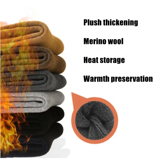 wholesale unisex camel wool socks 50% wool socks hand knitted merino wool socks women