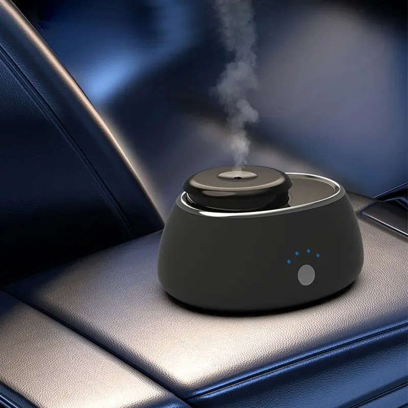 New Product Mini Car Scent Diffuser Battery Aroma Diffuser Essential Oil Diffuser With Solar Battery