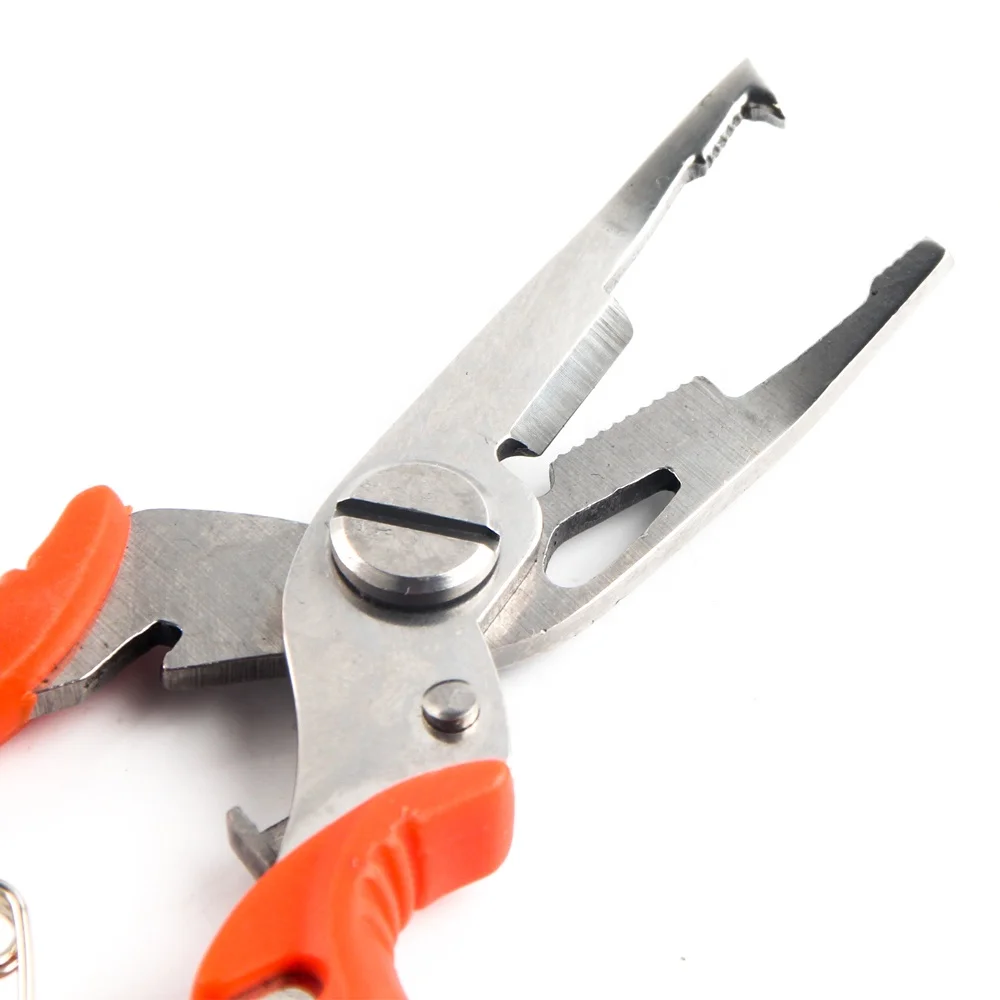 DN Fishing Plier Saltwater Stainless Steel Fishing Scissors Fish Hook Remover Split Ring Plier Line Cutter Fishing Accessories