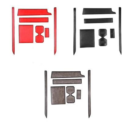 Suitable For Jimny JB/74 Car Full Set Of Environmentally Friendly Leather Door Groove Water Coaster Non-slip Interior Products