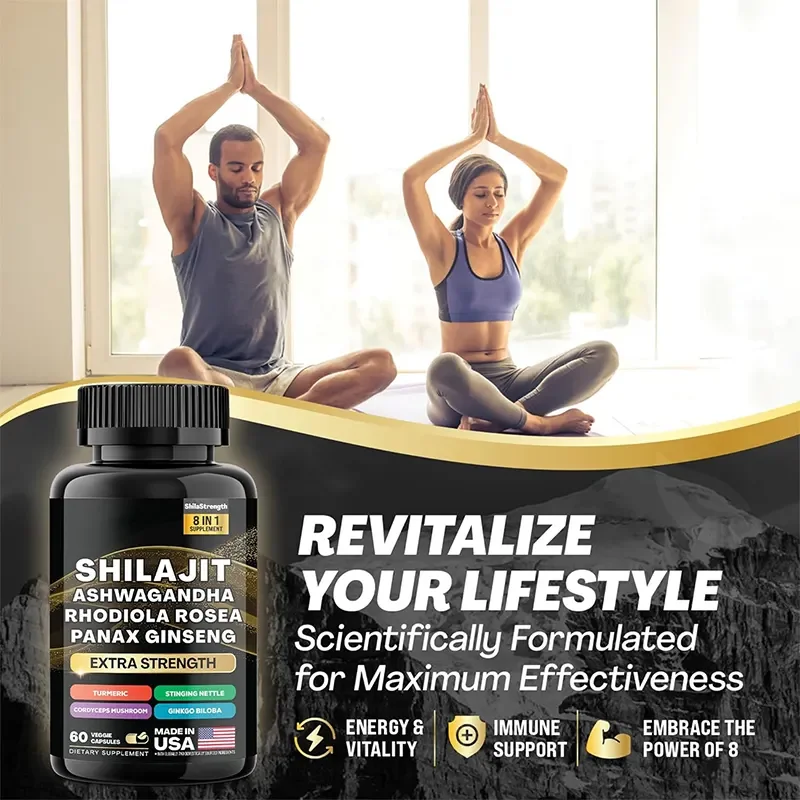 Your Logo Sea Moss Capsules Black seed oil Ashwagandha Turmeric Burdock root Bladderwrack Pure And Natural Vegetarian Capsules