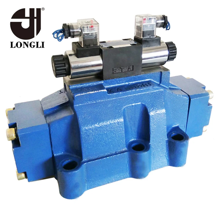 4WEH32 hydraulic Rexroth type Big Flow Cast Iron Directional Plate Solenoid Valve