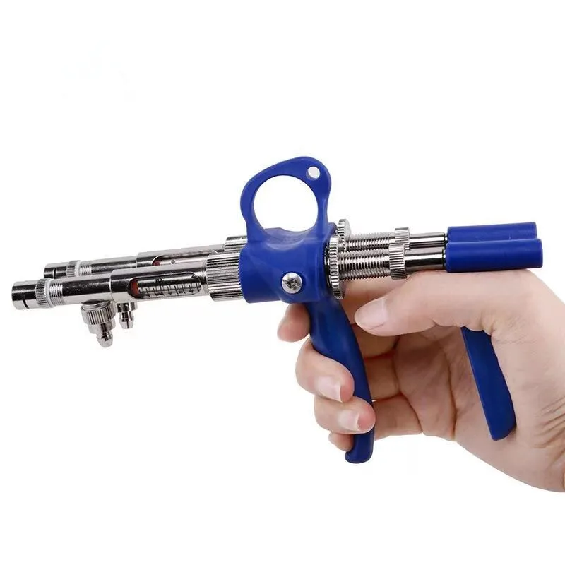 
0.1-1ml automatic double vaccine Syringe for veterinary 