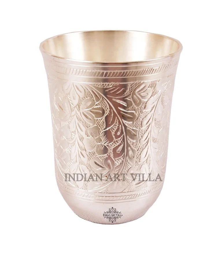 Handmade Silver Plated Flower Design Glass High Quality Silver Plated Product Manufacturing & Suppliers From India